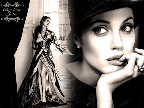 Angelina Jolie, Black And White, Nude wallpaper 🔥 TOP Free wallpapers
