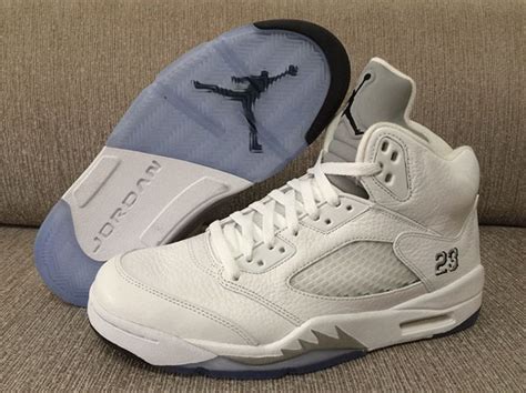 Air Jordan 5 "White/Metallic" - Release Date - SneakerNews.com