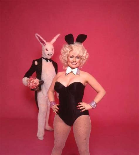 1980s: Bunny Girl Dolly Parton Seduces The Easter Bunny - Flashbak