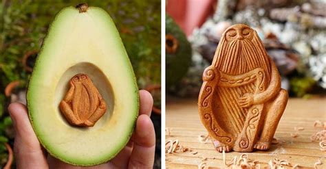 Avocado Seed Art (link in comments) : r/BeAmazed