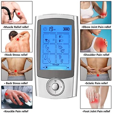 P15 Tens Machine Fochea Muscle Stimulator TENS Unit Digital Therapy Full Body Acupuncture ...