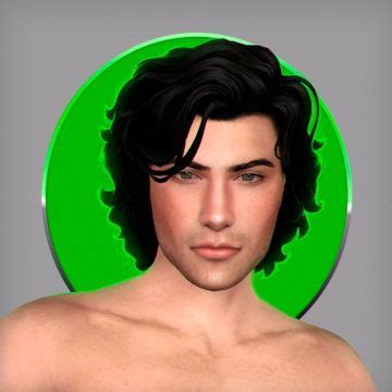 August (male hair) | Wistful Castle on Patreon in 2021 | Sims hair, Mens hairstyles, Eyebrows ...