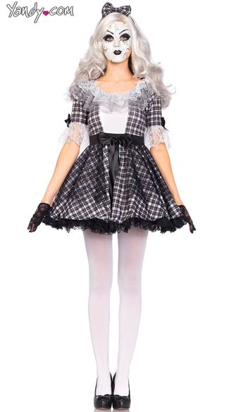 Pretty Porcelain Doll Costume, Sexy Doll Costume, Scary Doll Costume