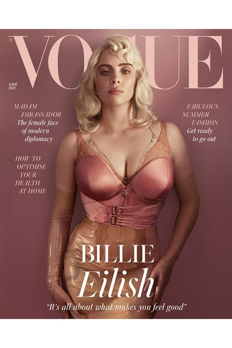Billie Eilish Revealed Her Secret Tattoo In British Vogue Cover!