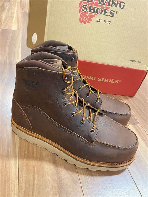 RED WING Mens 2440 TRACTION TRED LITE 6-INCH WATERPROOF SAFETY TOE BOOTS 10-13 | eduaspirant.com