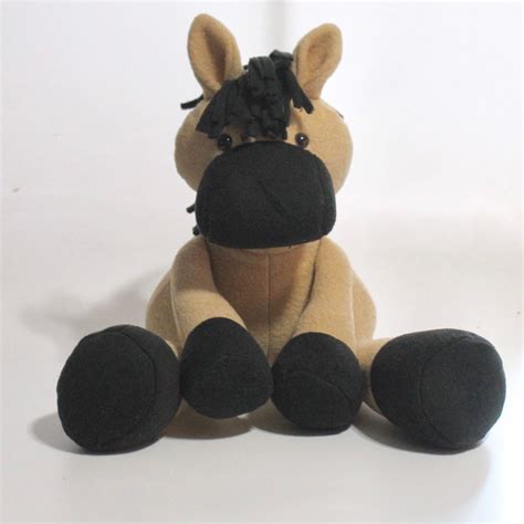 Tan Plush Horse - Etsy