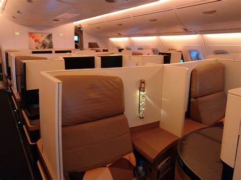 Etihad A380 Business Class Seats Map