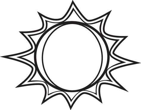 Free Black And White Sun Clipart, Download Free Black And White Sun ...