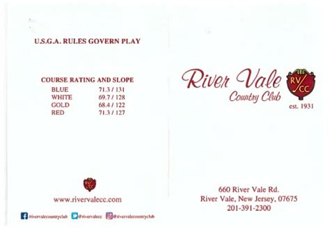 Golf - River Vale Country Club