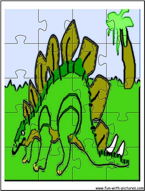 Printable Dinosaur Jigsaw