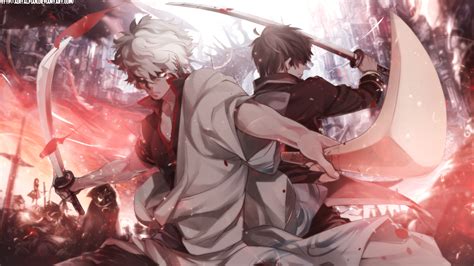 Gintama HD Wallpaper: Epic Duel of Legends by Aditalfian