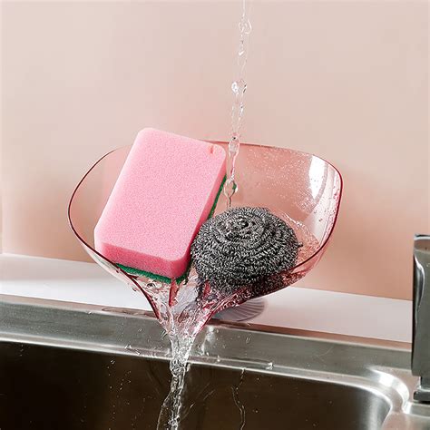 Cheers US Bar Soap Holder Leaf Shape - Self Draining Soap Dish for Bar ...