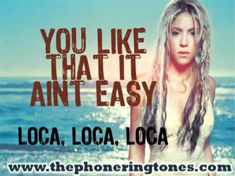 Loca by Shakira lyrics + Ringtone Download - YouTube