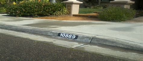 Reflective Curb Address Product Information ⋆ Reflective Curb Address Plaques San Diego, CA