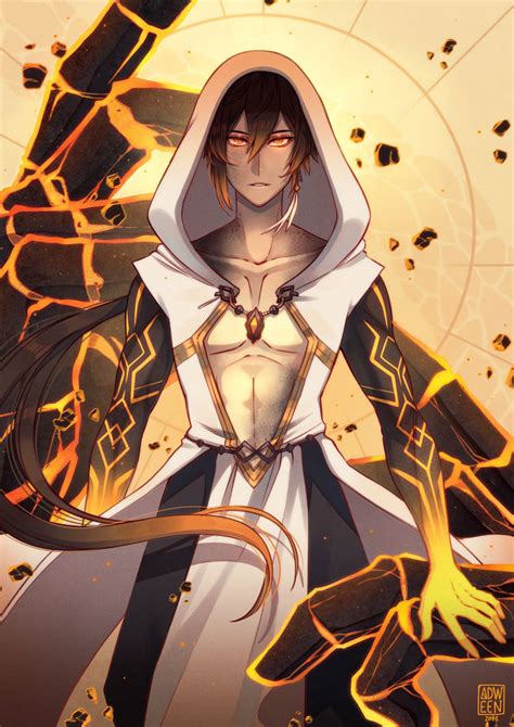 Zhongli Archon by Adween-art on DeviantArt