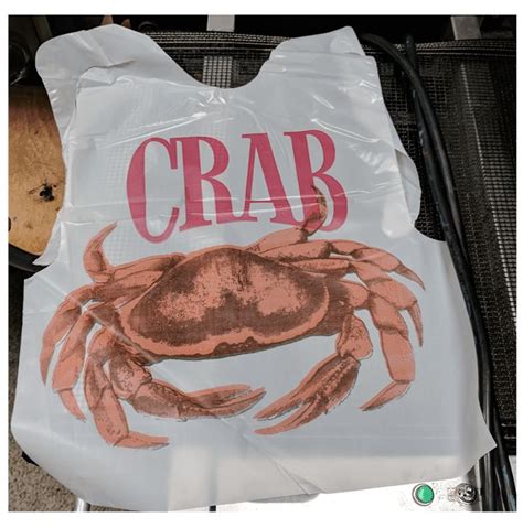 Stock Crab Bibs - inexpensive way to protect your guests at your crab ...