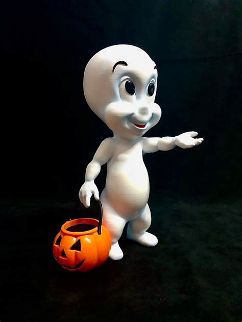 Casper the Friendly Ghost Halloween Trick or Treat Figure | Etsy ...