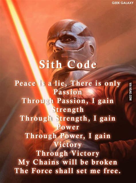 Code of the Sith (See Jedi one in my posts) - 9GAG Star Wars Rebels, Star Wars Sith, Clone Wars ...