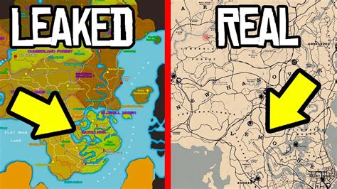 SECRET RED DEAD REDEMPTION 2 MAP LEAKS! REAL OR FAKE? RDR2 Leaked Gameplay - YouTube