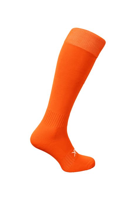 Plain Orange Sports Socks