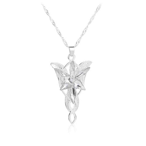 Lord of the Rings Arwen Evenstar Necklace HOBBIT Pendant Jewelry Cosplay – Online wholesale for ...