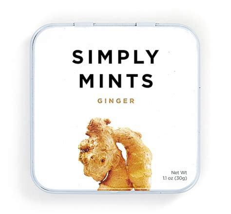 Simply Gum Natural Breath Mints Ginger -- 30 Mints - Vitacost