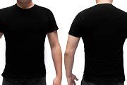 Black blank t-shirt on human body for graphic design mock up Beauty & Fashion Stock Photos ...