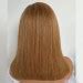 Straight Honey Blonde Ombre Bob Wigs With Dark Roots -Yolissa Hair