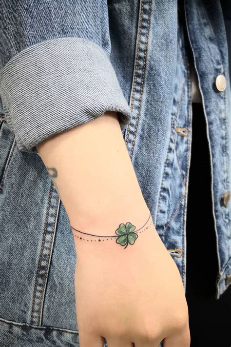 30+ Amazing Four Leaf Clover Tattoo Ideas