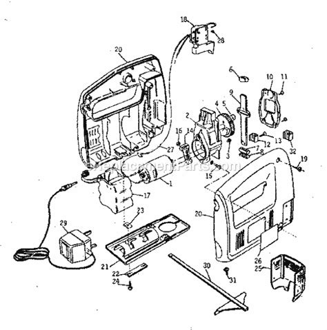 Craftsman 900172490 Cordless Sabre Saw OEM Replacement Parts From ...