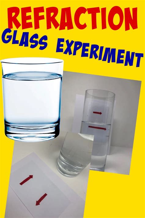 Light Refraction Experiment - easy light experiments