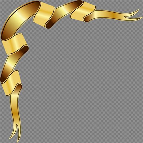 Free: HD Gold Border Png Vector Images - Ribbon Photoshop , Free ...