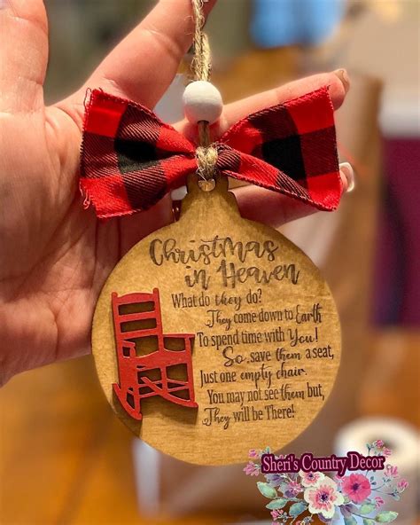 Christmas In Heaven Ornament | Sheri's Country Décor