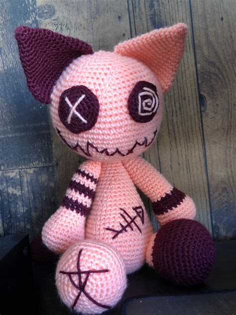 Zombie Cat 🖤pattern by me : r/Amigurumi