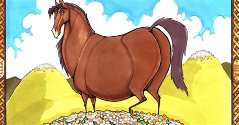 The work of Kyle Holveck: Old drawing of a fat horse.