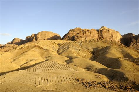 Desert Mountain Landscape, Jordan Stock Photo - Image of high, travel: 64585204