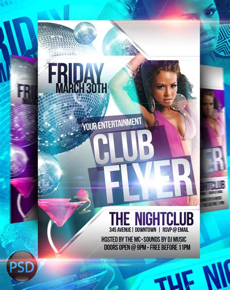 Free Club Flyer Templates | Template Business