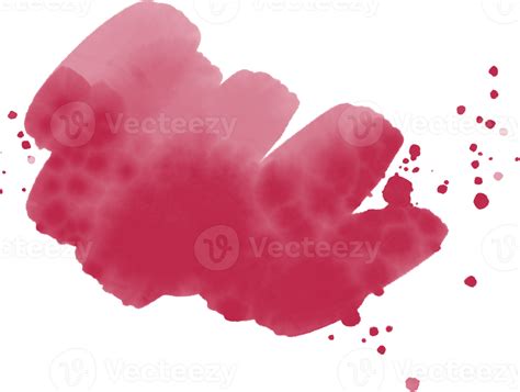 watercolor brush splash viva magenta color of the year 15339158 PNG