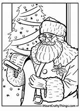 Santa Coloring Pages sketch template