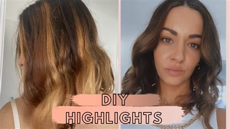 How To Bleach Hair At Home (DIY Highlights Balayage)