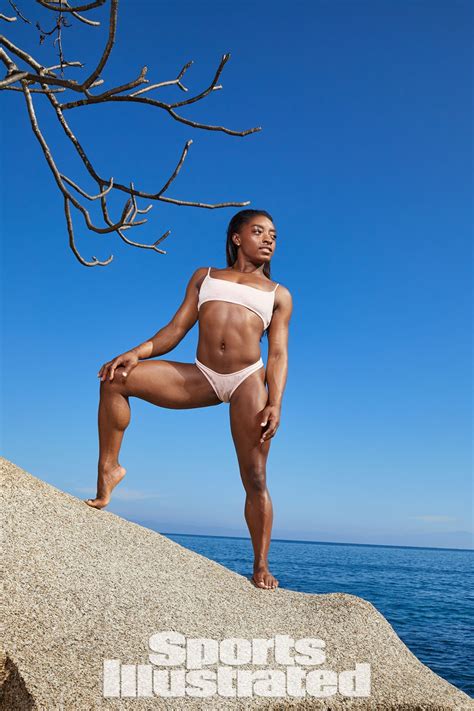 SIMONE BILES in Sports Illustrated Swimsuit 2019 Issue – HawtCelebs