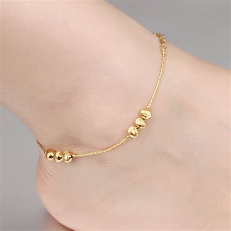 Features of a gold anklet - StyleSkier.com