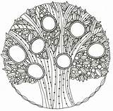 Tree  Coloring Pages For Adults sketch template