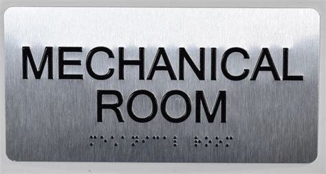 Mechanical Room ADA Sign - The sensation line | DOB SIGNS NYC -YOUR OFFICIAL STORE FOR NYC DOB ...