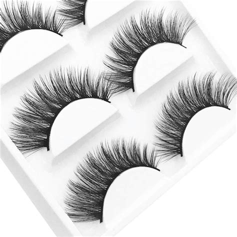 Nourich 5Pair Luxury 3D False Lashes Fluffy Strip Eyelashes Long Natural Lashes,Match your ...