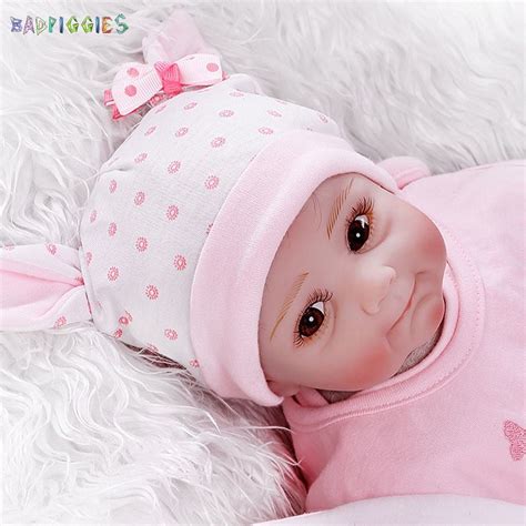 BadPiggies 20" Reborn Baby Girl Doll Realistic Handmade Full Body ...