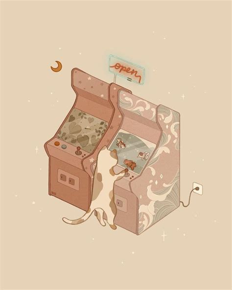 These Dreamlike Illustrations Will Appeal to Cat-Loving Children of the 1990s | Kawaii drawings ...