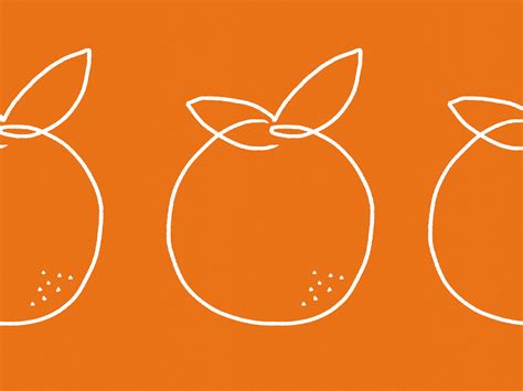 Orange - Line Study by Jordan Daniel Singer on Dribbble