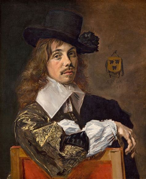 Willem Coymans - portrait by Frans Hals (1582-1666) - 1645 - 17th century // oil painting - male ...