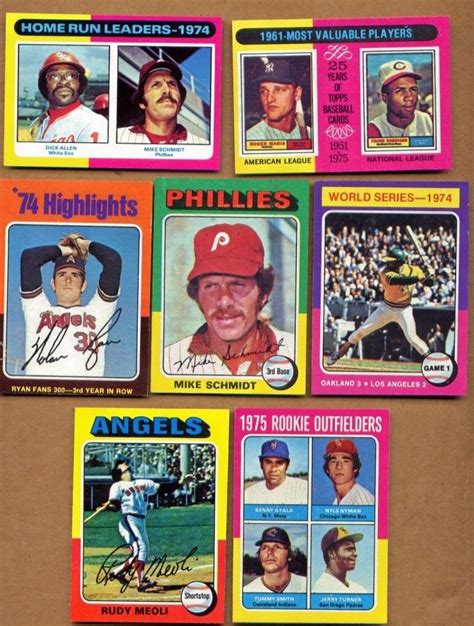 1975 Topps baseball cards lot – Wax Pack Gods